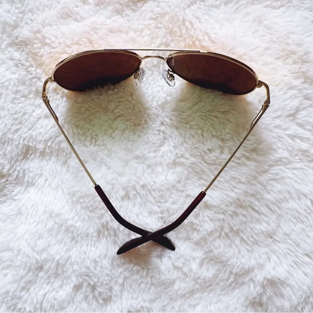 Jace Orange Polarized Classic Aviator Sunglasses